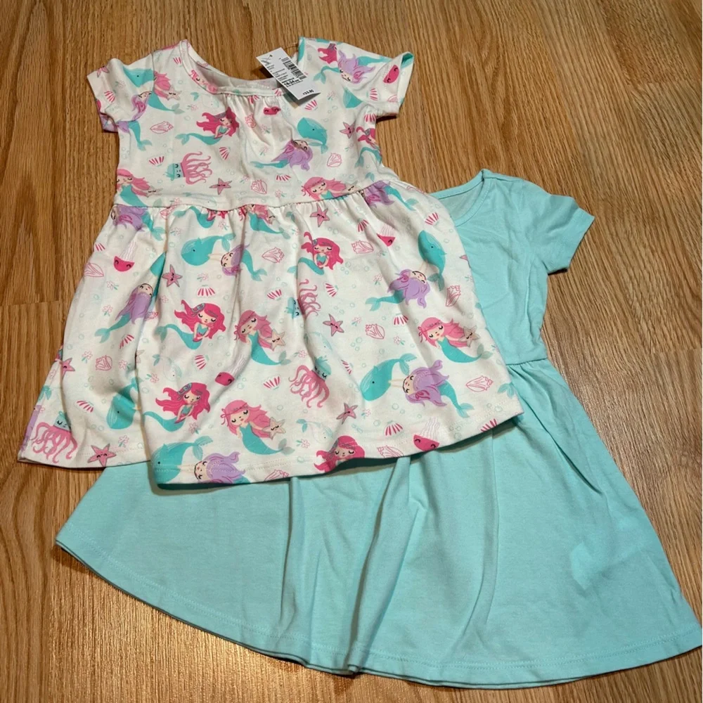 NWT the Children’s Place‎ mermaid dress set 18-24 months